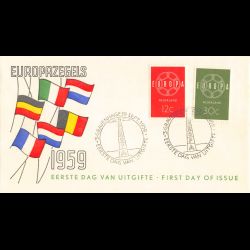 Pays-Bas - FDC Europa 1959