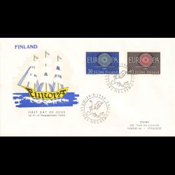 Finlande - FDC Europa 1960