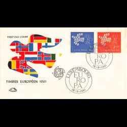 Luxembourg - FDC Europa 1961
