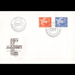 Suisse - FDC Europa 1961