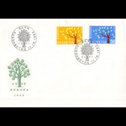 Suisse - FDC Europa 1962