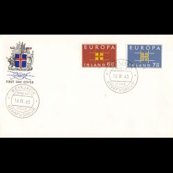 Islande - FDC Europa 1963