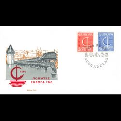 Suisse - FDC Europa 1966