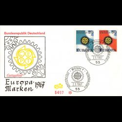 Allemagne - FDC Europa 1967
