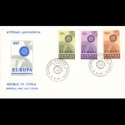 Chypre - FDC Europa 1967