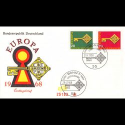Allemagne - FDC Europa 1968