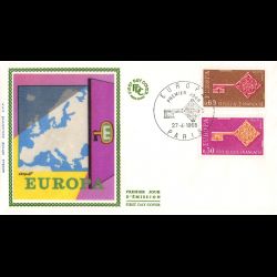France - FDC Europa 1968