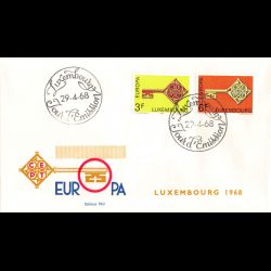 Luxembourg - FDC Europa 1968