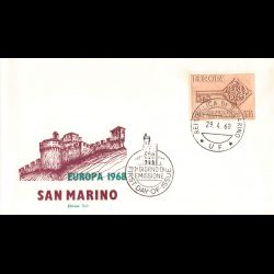 Saint-Marin - FDC Europa 1968