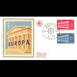 France - FDC Europa 1969