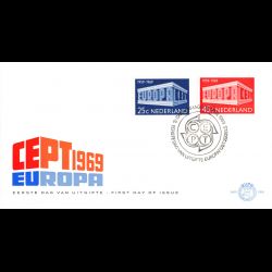 Pays-Bas - FDC Europa 1969