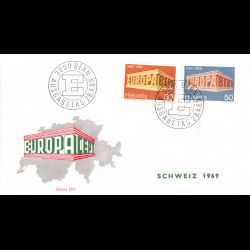 Suisse - FDC Europa 1969