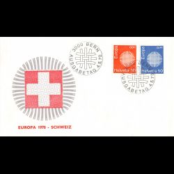 Suisse - FDC Europa 1970