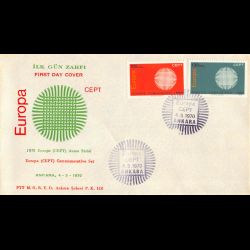 Turquie - FDC Europa 1970