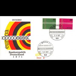 Allemagne - FDC Europa 1971