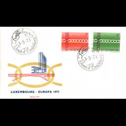 Luxembourg - FDC Europa 1971