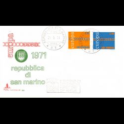 Saint-Marin - FDC Europa 1971