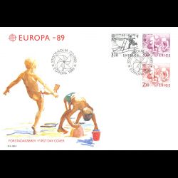 Suède - FDC Europa 1989