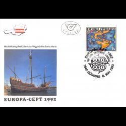 Autriche - FDC Europa 1992