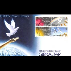 Gibraltar - FDC Europa 1995