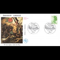 FDC JF - Liberté 2 F vert,...