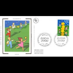 FDC soie - Europa 2000 -...