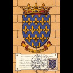 Carte maximum - n° 575 Armoiries de l'île de France