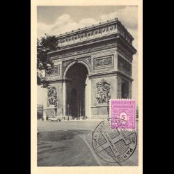 Carte maximum v2 - n° 620 Arc de Triomphe de l'étoile à Paris