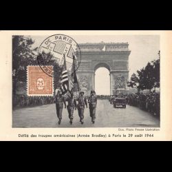 Carte maximum - n° 622 Arc de Triomphe de l'étoile à Paris