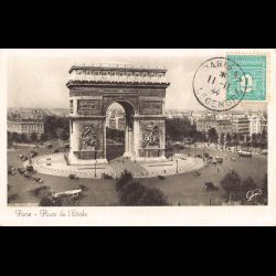 Carte maximum - n° 624 Arc de Triomphe de l'étoile à Paris