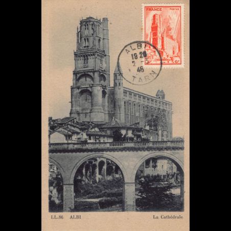 Carte maximum v2 - n° 667 Cathédrale d'Albi