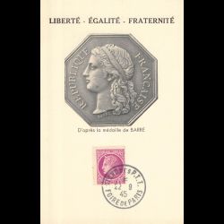 Carte maximum - n° 679...