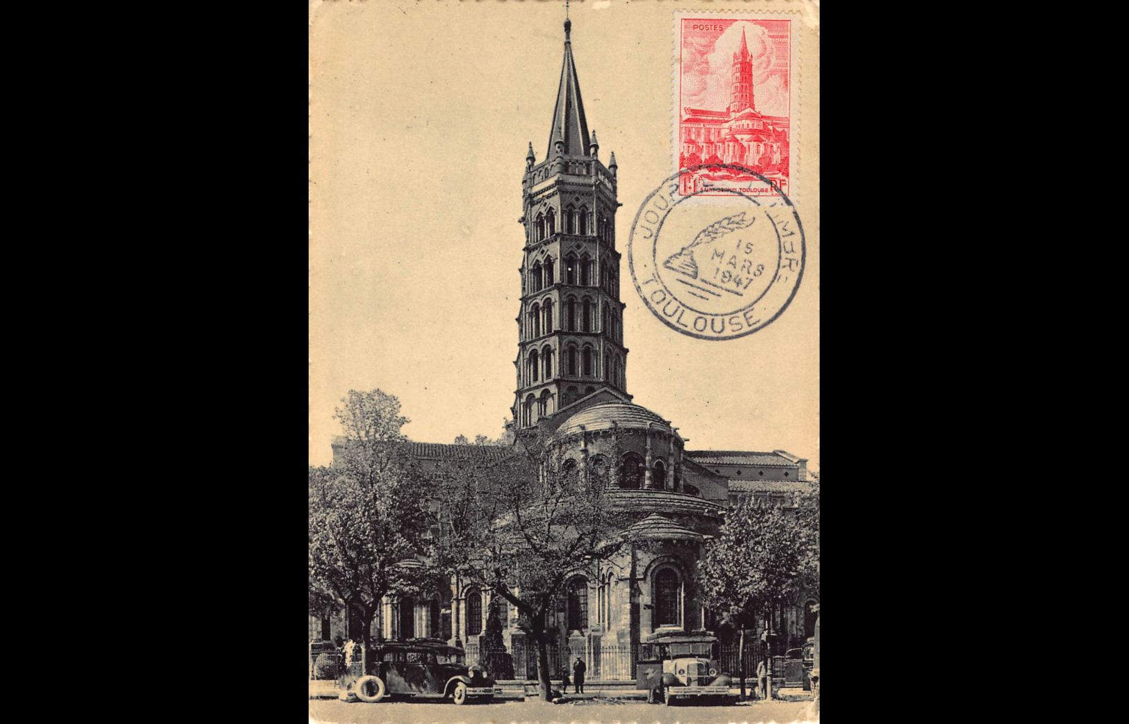 Carte maximum - n° 772 - Cathédrale Saint-Sernin de Toulouse
