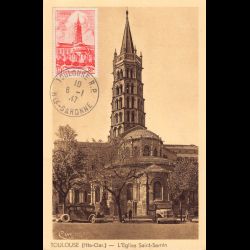 Carte maximum v2 - n° 772 - Cathédrale Saint-Sernin de Toulouse