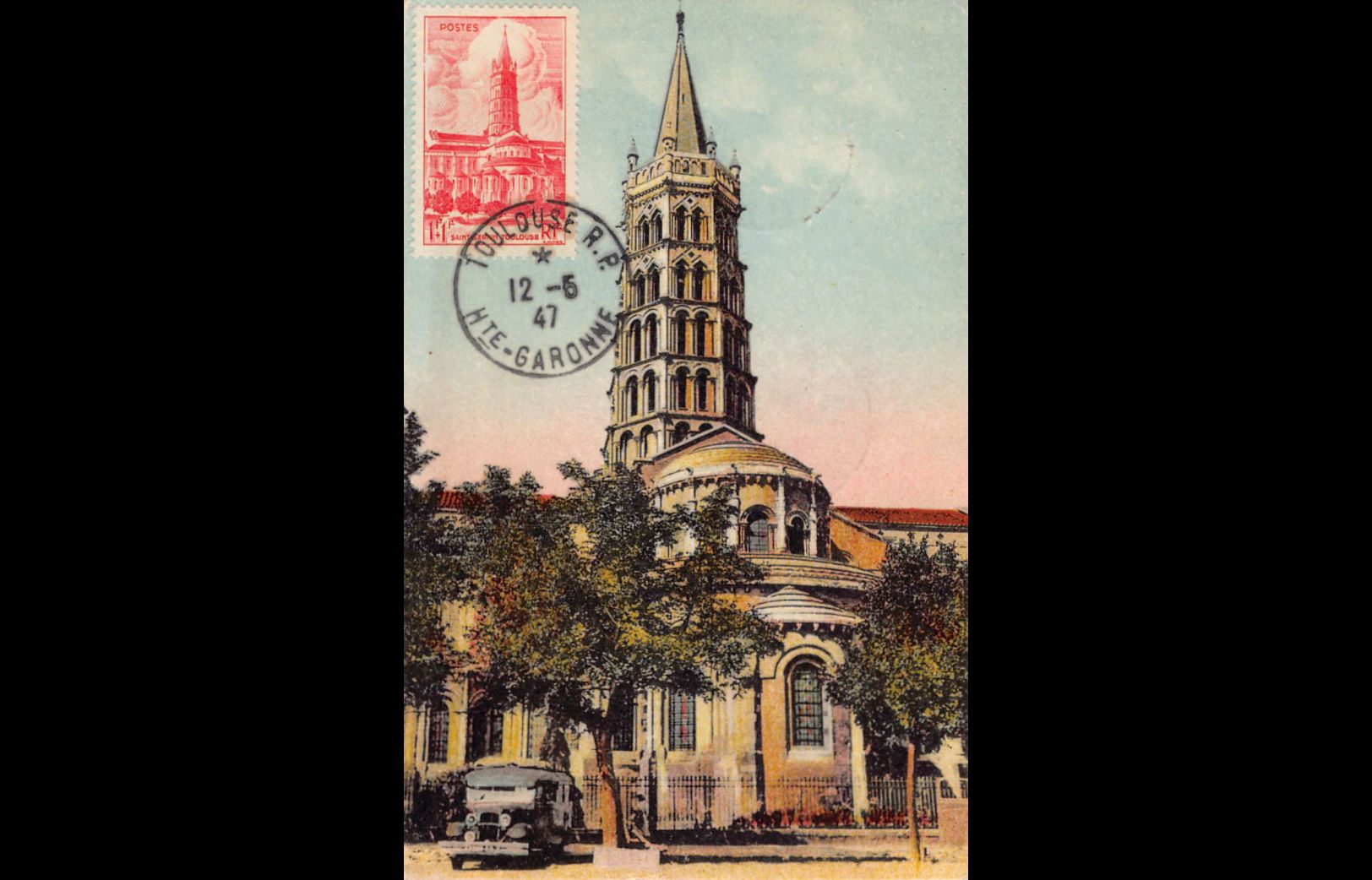 Carte maximum - n° 772 - Eglise Saint-Sernin de Toulouse