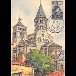Carte maximum v2 - n° 773 - Cathédrale Notre-Dame du port de Clermont-Ferrand