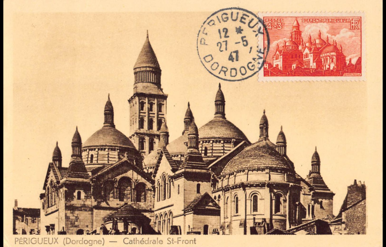 Carte maximum - n° 774 - Cathédrale Saint-Front de Périgueux