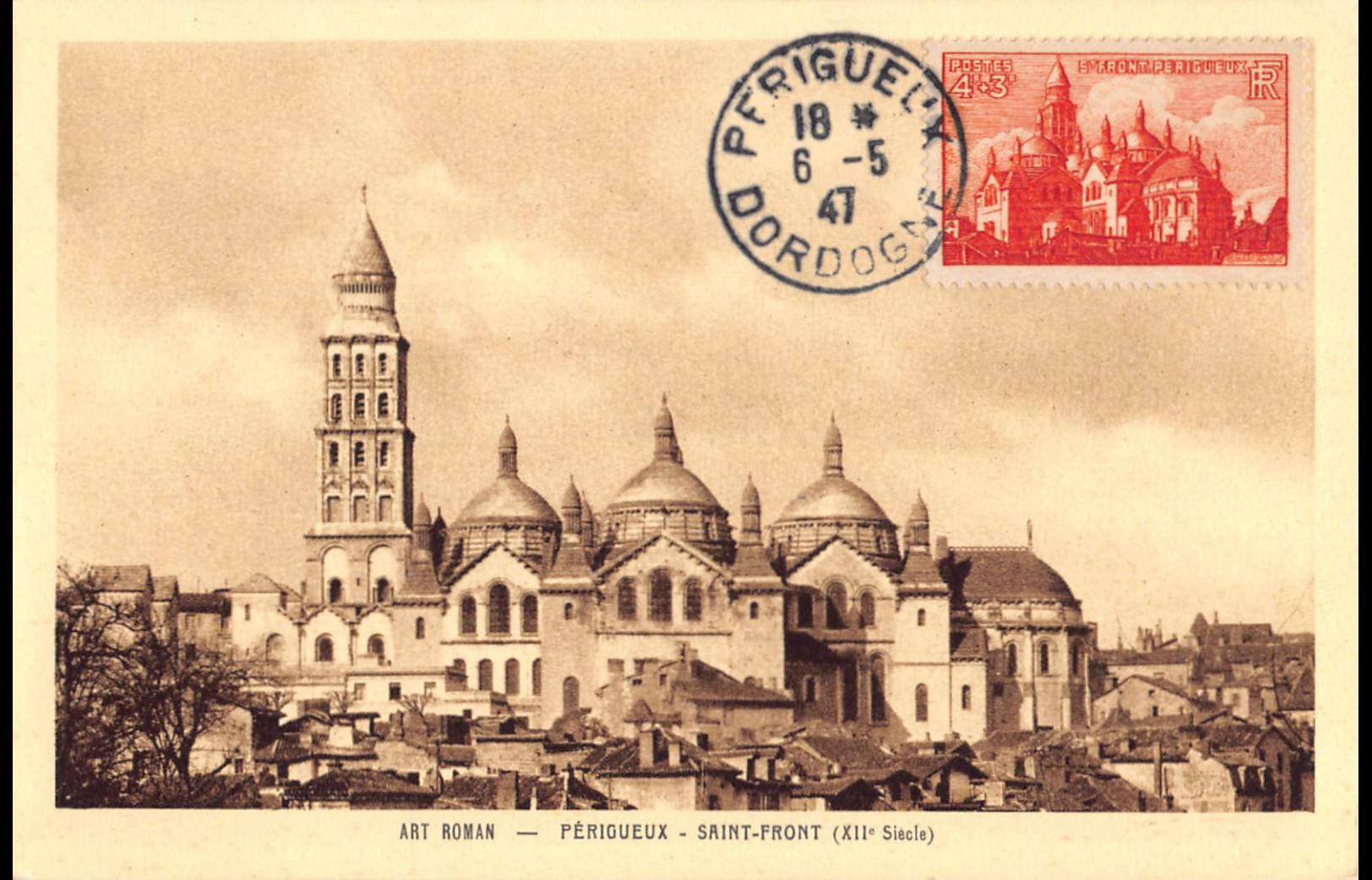 Carte maximum v5 - n° 774 - Cathédrale Saint-Front de Périgueux