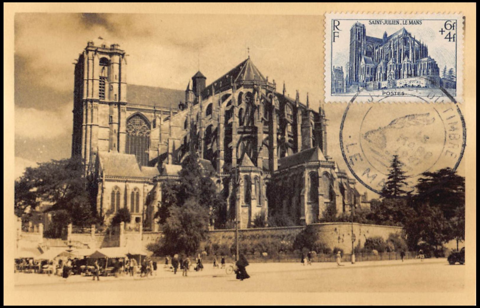 Carte maximum v2 - n° 775 - Cathédrale Saint-Julien du Mans