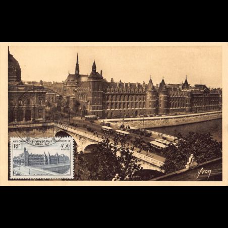 Carte maximum v2 - n° 781 - Congrès de l'union postale universelle - La conciergerie à Paris