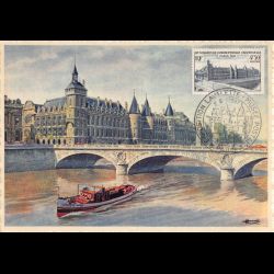 Carte maximum v4 - n° 781 - Congrès de l'union postale universelle - La conciergerie à Paris