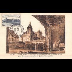 Carte maximum v5 - n° 781 - Congrès de l'union postale universelle - La conciergerie à Paris
