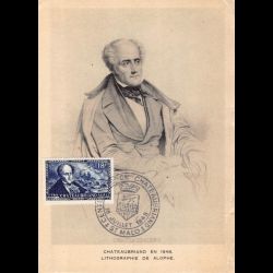 Carte maximum - n° 816 -...