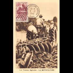 Carte maximum - n° 823 -...