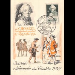 Carte maximum - n° 828 -...