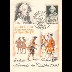 Carte maximum - n° 828 -...