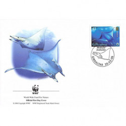 FDC WWF - Gibraltar (1155)...