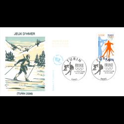 FDC - J.O. d'hiver de Turin...