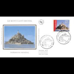 FDC soie - France / Nations...