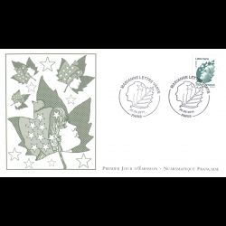 FDC LNF - Marianne lettre verte (4596), oblit 30/9/2011 Paris